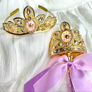 Princess Rapunzel Crown and Wand